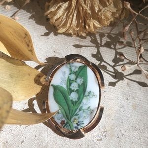 Lily of the Valley Brooch / Pendant